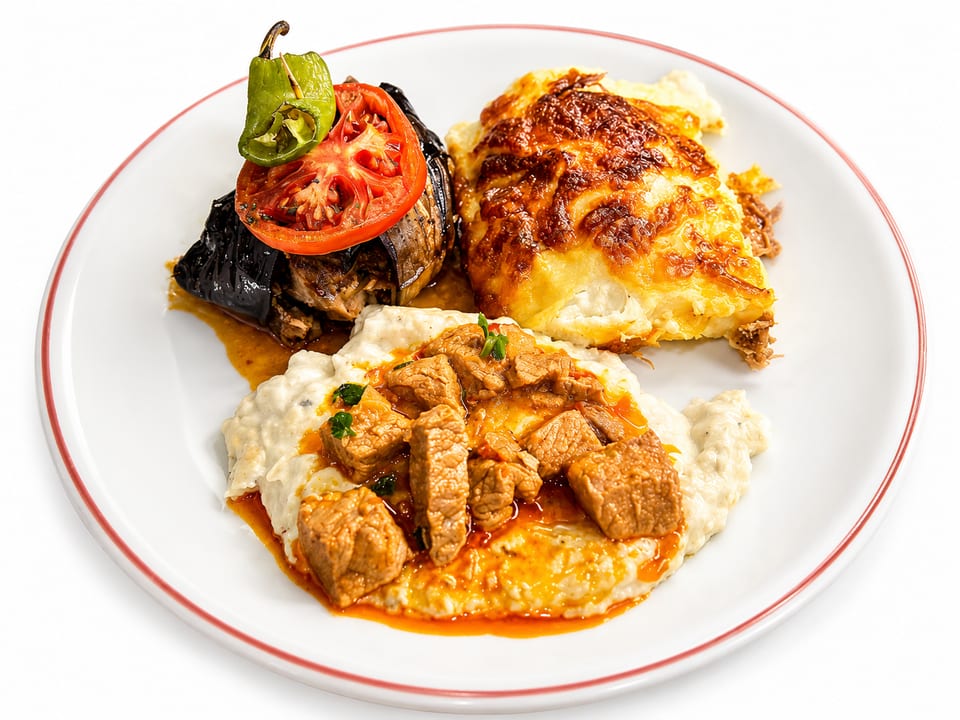 The same dish, professionally enhanced by AI into an appetizing shot